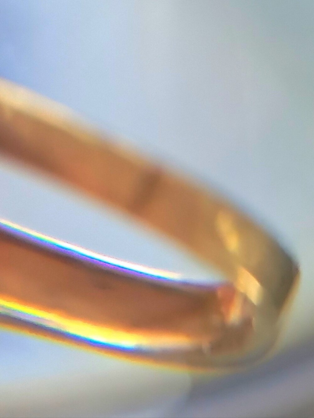 Gold Ring Child Aquamarine Daffodil Birthstone Pinkie Ring Vintage 1960s Retro - Picture 11 of 11